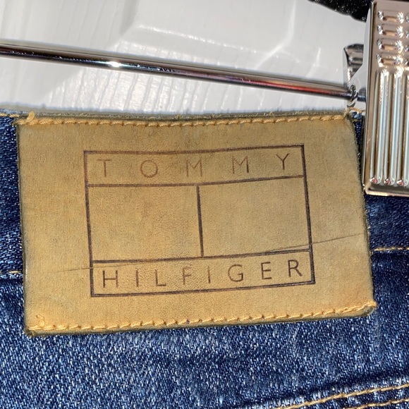 Tommy Hilfiger Men’s Blue Denim Cargo Jean Shorts Size 38 Waist - Picture 2 of 16